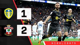 HIGHLIGHTS Leeds United 12 Southampton  Championship [upl. by Aciretahs]