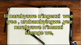 CECILE KAYIREBWA URUBAMBYINGWE Lyrics Rwanda [upl. by Quince]