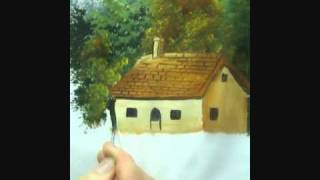 acrylic Painting  walls windows and door Part 6 [upl. by Tnarg948]