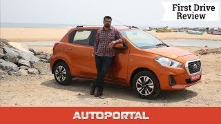 Datsun Go and Go Plus first drive review  Autoportal [upl. by Nylatsirhc507]