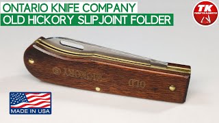 Old Hickory Slipjoint Folder Pocket Knife 7022 [upl. by Golden783]