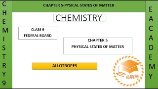 Chemistry Class 9 Allotropes [upl. by Hamburger272]