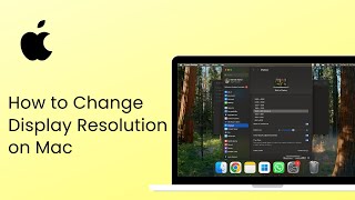 How to Change Display Resolution on Mac [upl. by Hum]