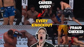 LUCAS TRACY reacts to Derrick Lewis Vs Nascimento  ALL KNOCKOUTS🔥 [upl. by Ottie]