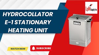 Hydrocollator E1 Stationary Heating Unit [upl. by Straub816]