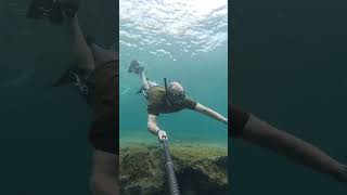 Freediving Gran Canaria beach snorkeling freediving atlantic mares [upl. by Enegue]