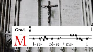 Ash Wednesday Gradual  Miserere mei Deus [upl. by Oigroeg556]