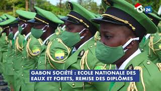 GABON SOCIÉTÉ ECOLE NATIONALE DES EAUX ET FORETS REMISE DES DIPLÔMES [upl. by Early68]