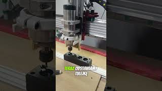 Automatyczną wymiana frezu CNC  Ploter CNC Salamandra  Test 2 shorts [upl. by Netsirhk]