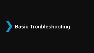 7 Basic Troubleshooting V16  Advanced Training [upl. by Eisej]