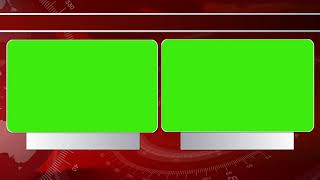 Free HD green screen Double window News Animation for Multipurpose Graphic use [upl. by Ahsemit956]