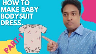 How To Make Baby Bodysuit Dress  Best Baby Bodysuit Recommendations  Winda Cad Tutorial [upl. by Krall]