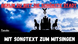 quotMit Herz und Schnauze Berlin du bist mein Zuhausequot Mit Songtext für alle nicht Berliner Sänger [upl. by Selbbep]