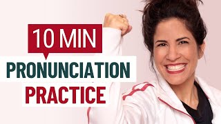 10 MIN English Pronunciation Practice [upl. by Lodmilla]