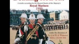 Massed Bands of HM Royal Marines 1999  Slow March Preobrajensky [upl. by Htrap]