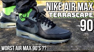 NIKE AIR MAX 90 TERRASCAPE REVIEW  On feet comfort weight breathability and price review [upl. by Aretse]