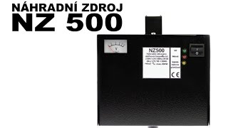 NZ 500  náhradní zdroj [upl. by Ahsiki]