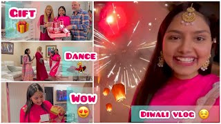 Diwali Vibes🇨🇦  Dance After Long Time😍  Gifts🎁 Navhappy Bhullar  Vlog￼ [upl. by Lledrev953]