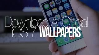 Download All Official iOS 7 Wallpapers for All Mobile Devices [upl. by Akcinehs]