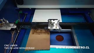 Demo CNC laser TMJ 30 40w Moshidraw [upl. by Flight]