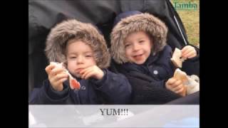 Cute identical twins tell story of their birth [upl. by Zsuedat]