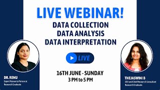 Live Webinar on Questionnaire Design Data Collection Data Analysis amp Data Interpretation [upl. by Grazia]