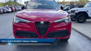 2022 ALFA ROMEO Stelvio Veloce Sport Utility Lithia Springs Atlanta Marietta Douglasville Powder [upl. by Ecined]