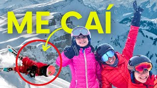 MI CAÍDA esquiando en FRANCIA 🥵⛷️ Parte 6 en Viviana Gibelli [upl. by Gaile]