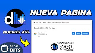 Nuevos ARL Para DEEMIX 2024  NUEVA PAGINA WEB [upl. by Farant906]