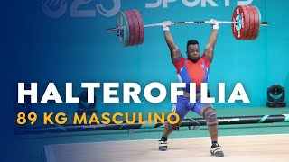 Halterofilia 89 Kg masculino  Santiago 2023 [upl. by Tedmund]