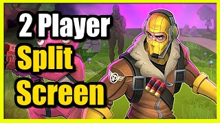 How to Split Screen FORTNITE on Xbox Series XS  Chapter 5 [upl. by Aipotu]