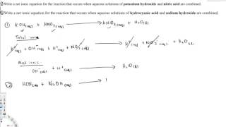 Net Ionic Equation  Topics in General Chemistry 1 [upl. by Annauqaj]