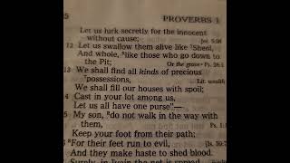 Proverbs 1 The purpose of proverbs [upl. by Bashemeth]