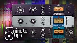 5 Minute UAD Tips 1176 Classic Limiter PlugIn Collection [upl. by Krefetz820]