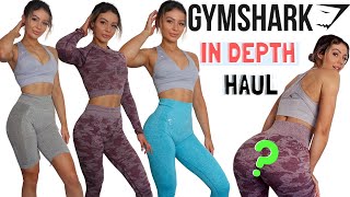 GYMSHARK Honest TRY ON HAUL  new seamless flex  camo leggings [upl. by Greenwood503]