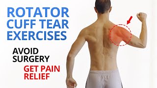 3 Keys to Rehab a Rotator Cuff Tear amp AVOID Surgery UNIQUE EXERCISES [upl. by Manwell]