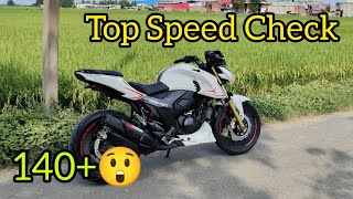 Apache RTR 2004v Top Speed Check After Engine ReBuild  Shocking Result 🤯 [upl. by Aelyak]