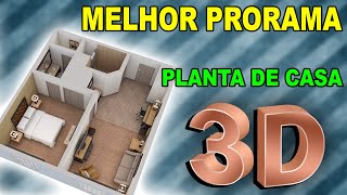 Melhor programa para criar planta de casa 3D [upl. by Olwena491]