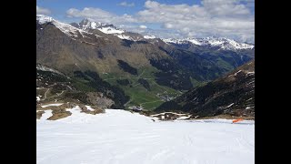 Spannagelabfahrt Piste 2 Hintertuxer Gletscher [upl. by Nyvrem]