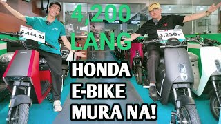 LEGIT HONDA EBIKE BOSCH MOTOR NA LITHIUM ION MAY FREEBIES 3K PA 4200 HONDA EBIKE [upl. by Raff]