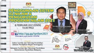 TAKLIMAT PROGRAM NILAM DAN IQ NILAM [upl. by Arim]