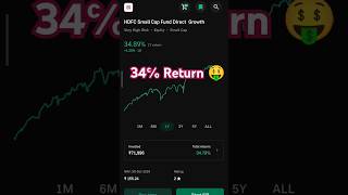 😮34℅ Return in 1 Year Holding😱🤑HDFC Small Cap Fund Sip Lumpsum Review 😲2024💥 [upl. by Atinahs]