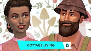 The Sims 4 Cottage Living CAS Review  Clothes Hair amp Fashion  Early Access [upl. by Nylrak]