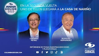 Reviva la primera vuelta de las elecciones presidenciales en Colombia [upl. by Silberman273]