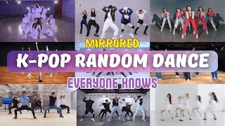 MIRRORED KPOP RANDOM DANCE  Everyone knows [upl. by Tadich860]