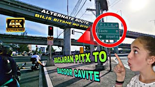 BACLARAN PITX PARAÑAQUE TO BACOOR CAVITE ALTERNATE ROUTE DB MOTOVLOG TV [upl. by Bj106]