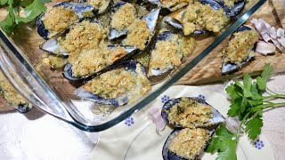 Cozze quotArraganatequot Pugliesi  Cozze Gratinate  Gratin Mussels [upl. by O'Kelly]