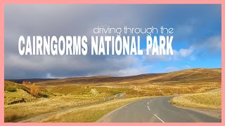 Driving through the CAIRNGORMS NATIONAL PARK [upl. by Shriner]