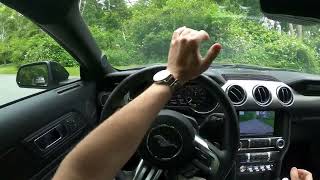 20212022 Ford Mustang Ecoboost POV Test Drive 060 075  Radial Reviews [upl. by Akiemaj]