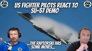 US Fighter Pilots Take On The SU57 Demo [upl. by Eladnek441]